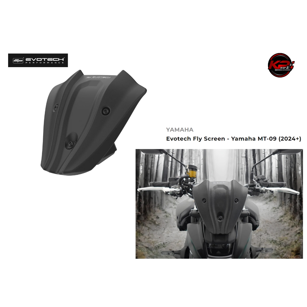 ชิวหน้า Evotech Fly Screen - Yamaha MT-09 (2024+)