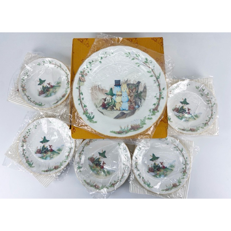 Moomin valley เซ็ตจานมูมิน 6 ใบ