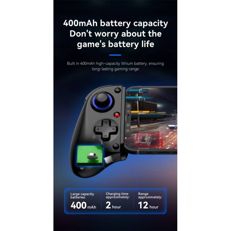 จอย BSP-D11 จอยเกมมือถือ ใช้กับ Android Remote play PS4/PS5 IOS