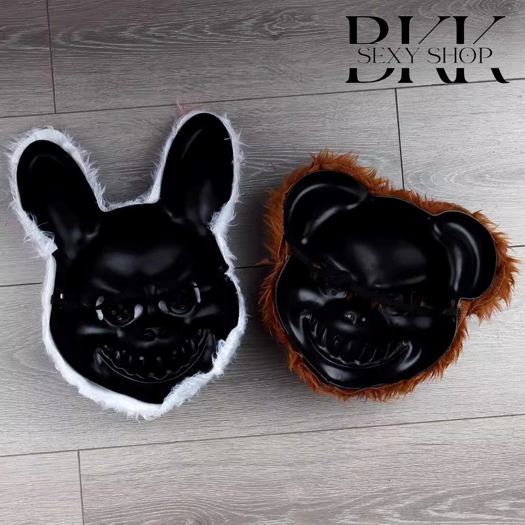 BKK SEXY หน้ากากผีฮาโลวีน หน้าขน หน้ากากสวยๆ 🥺 อุปกรณ์แต่งกายฮาโลวีน HT-007-HT-009 - รูปที่ 3