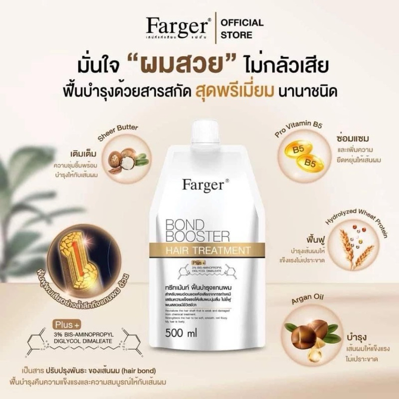 ฟาร์เกอร์ บอนด์ บูสเตอร์ แฮร์ ทรีทเม้นท์ Farger Bond Booster Hair Treatment.