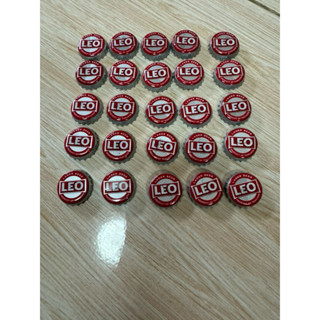 ฝาเบียร์ลีโอ /ฝาใช้แล้วตามสภาพมือ2 (25 ฝา)