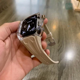 เคส พร้อมสาย TPU สําหรับ iWatch Ultra 10 band for iWatch Series 11 10 9 8 7 6 5 ขนาด 40.41 .44.45 .49.46มม. For watch