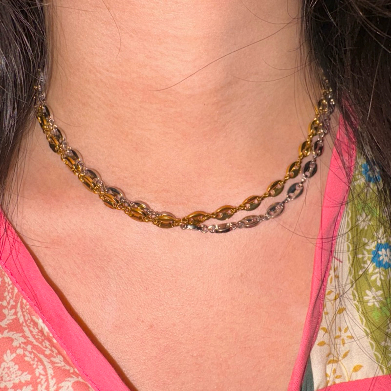 Piing me stainless steel necklace | สร้อยคอสแตนเลส