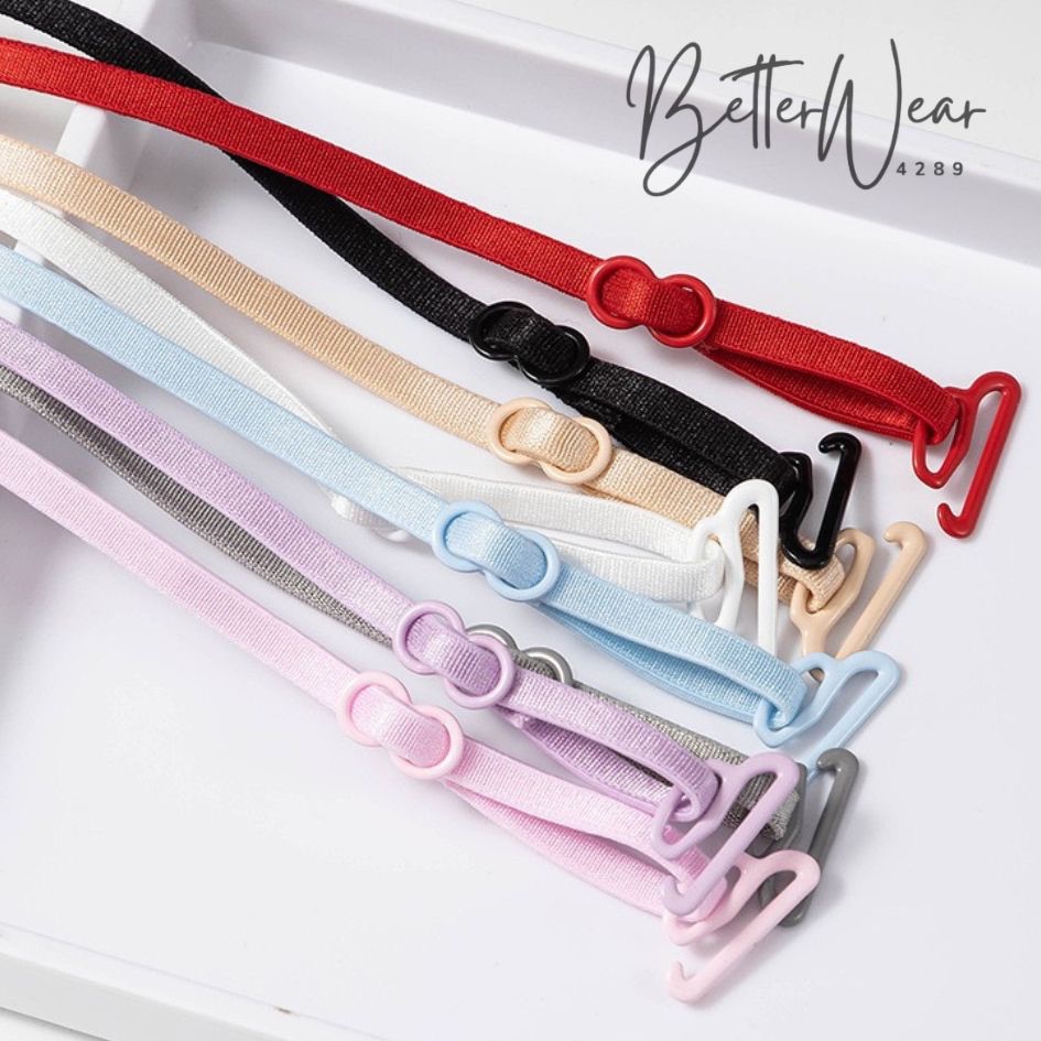 A 0161 สายเสื้อในผ้า เส้นเล็ก ขนาด กว้าง 0.5 ซม. Betterwear