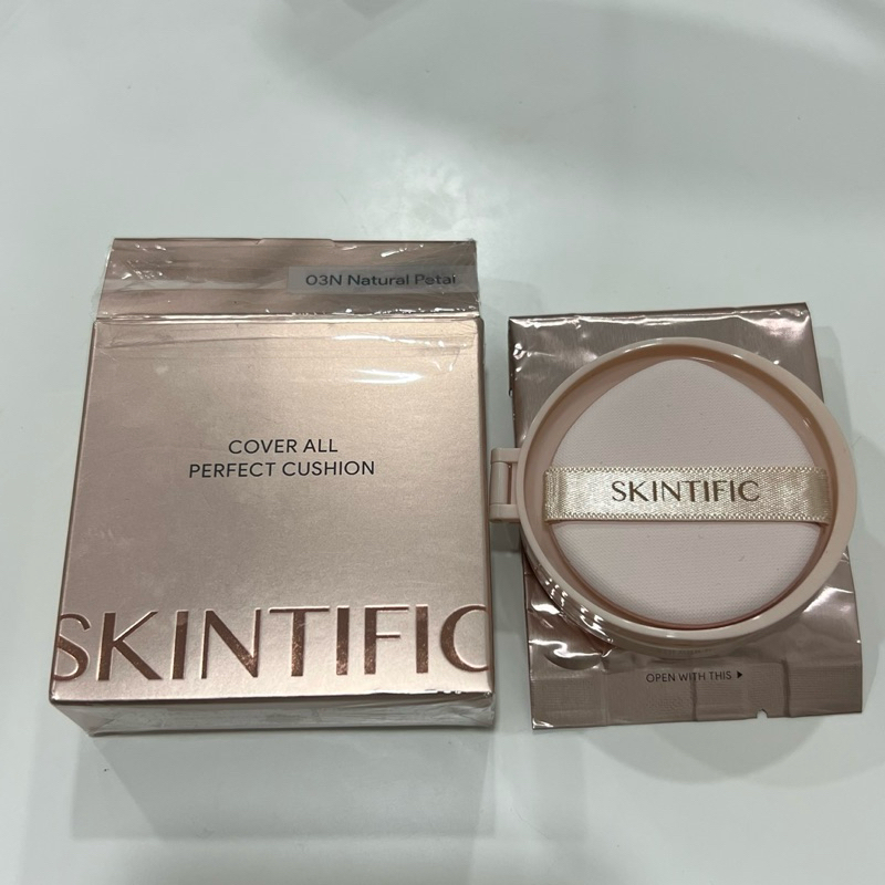 ส่งต่อ ตลับรีฟิล คุชชั่น SKINTIFIC Cover All Perfect Cushion สี 03N Natural Petal