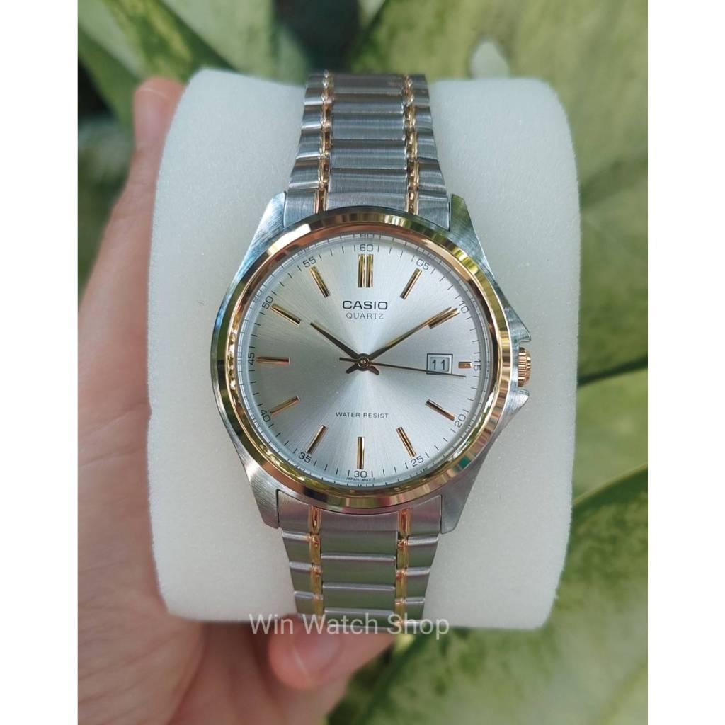 Casio นาฬิกาข้อมือผู้หญิง และผู้ชาย รุ่น LTP-1183G-7A ,MTP-1183G-7A สายสองกษัตริย์ -ของแท้ 100% รับประกัน 1 ปี