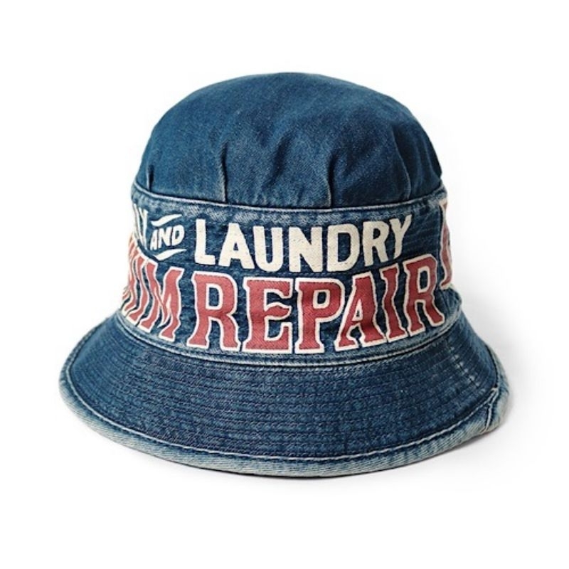 PREORDER NEW !!! KAPITAL 11.5OZ DENIM HICKORY LAUNDRY HAT
