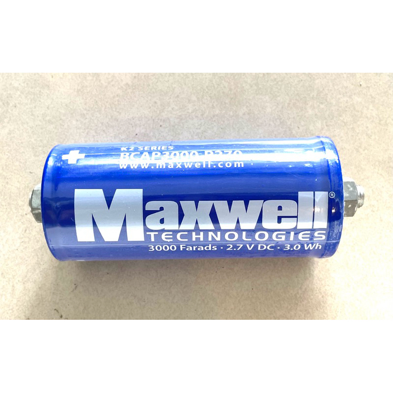 Maxwell Super Capacitor 3000F 2.7 Volts