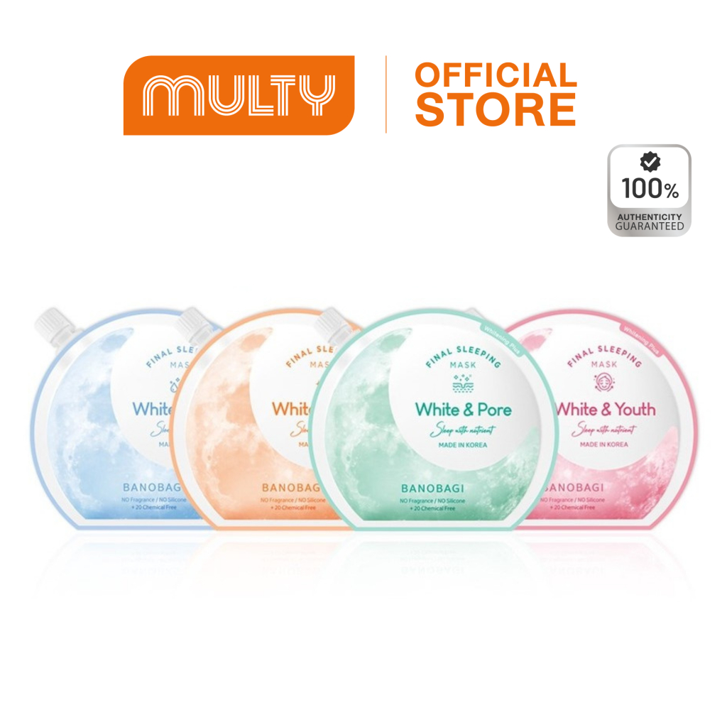 Banobagi Final Sleeping Mask Whitening Plus บาโนบากิ สลีปปิ้งมาสก์