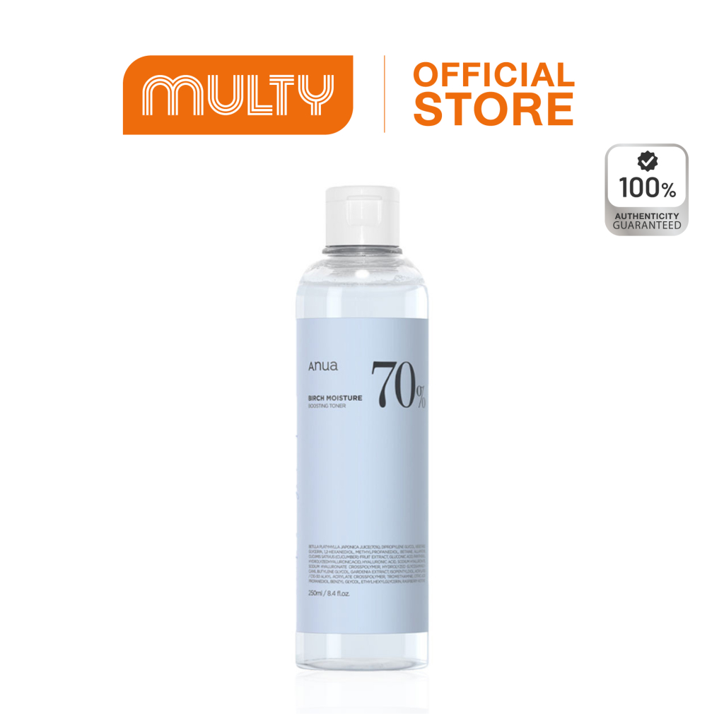 Anua Birch 70% Moisture Boosting Toner 250ml.