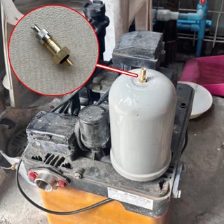 จุ๊บเติมลม ปั๊มน้ำ HITACHI,mitsubishi ถังไนโตรเจน ปั๊มน้ำ + แถมโอริง (พร้อมจุกสำหรับขันศรไส้ไก่)