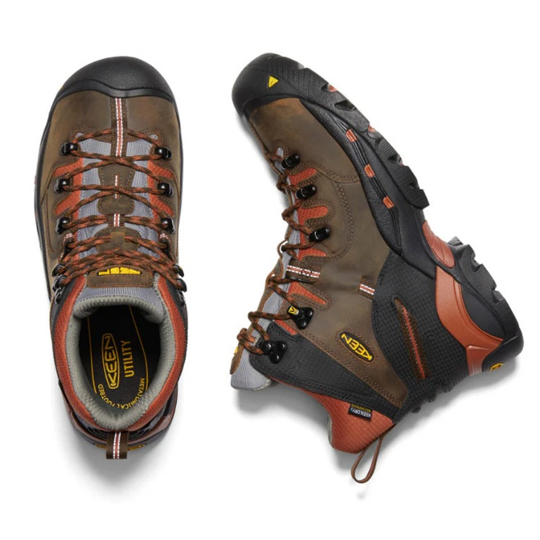 [ลด30% เก็บโค้ด 2509FASHDD]Keen Men's Pittsburgh 6" Waterproof Boot - WIDE (Soft Toe) หน้ากว้าง รองเท้าทำงาน เดินป่า คีน