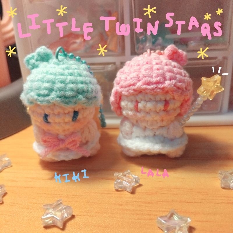 pastel.rainbow🌈พวงกุญแจไหมพรมถัก🪸น้องแอเรียลสีพาสเทล🩷🩵ariel🪸