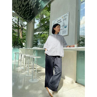 Checked blouse เสื้อคอจีน ลายสก็อต