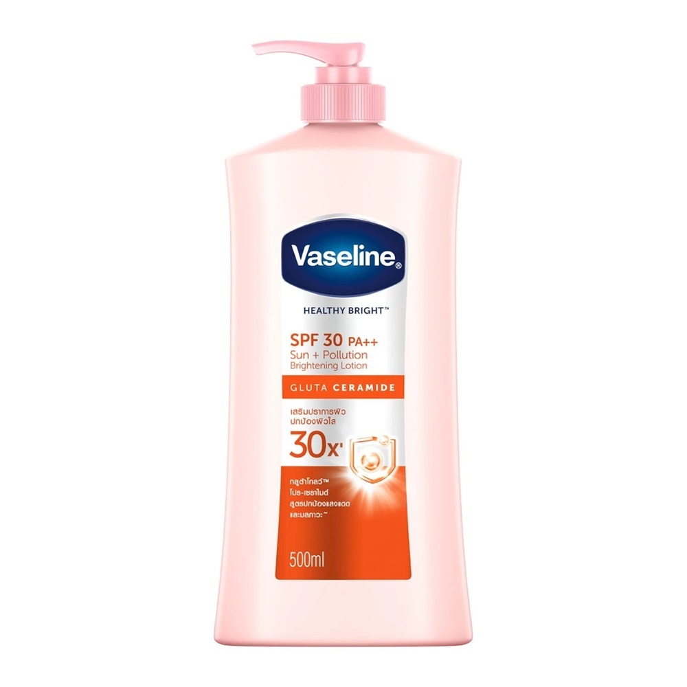 Vaseline วาสลีน เฮลธี้ ไบรท์ เอสพีเอฟ30 พีเอ++ 500 มล.