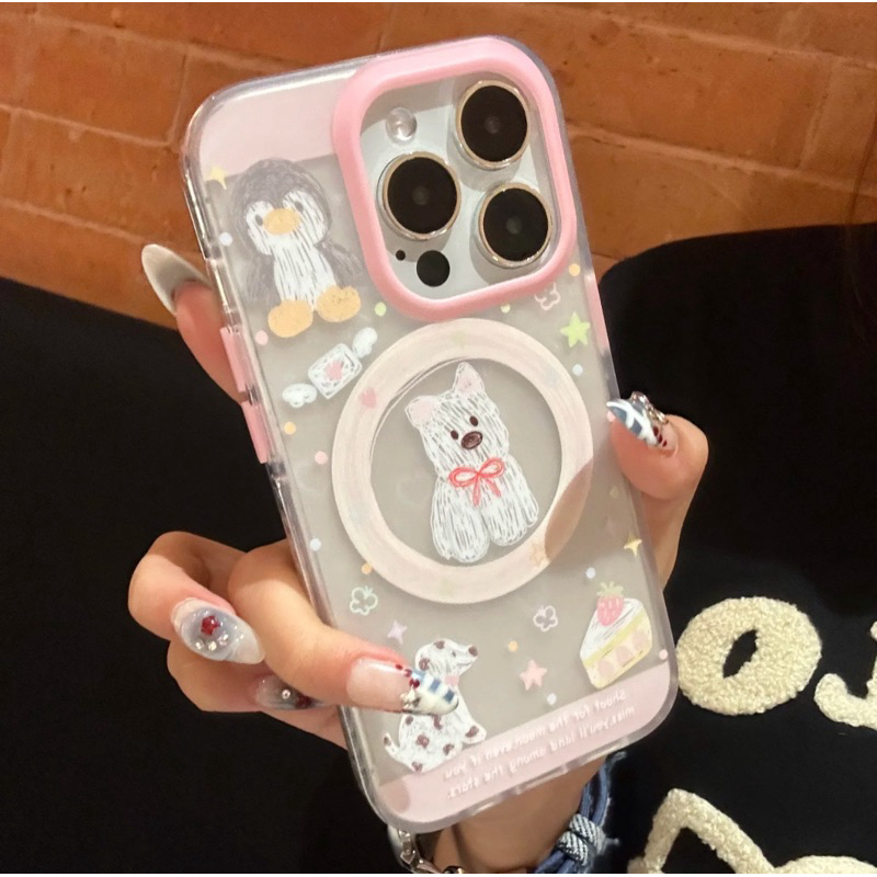 ( 12-15PM ) เคส Mag WhitePuppy ผิวด้าน