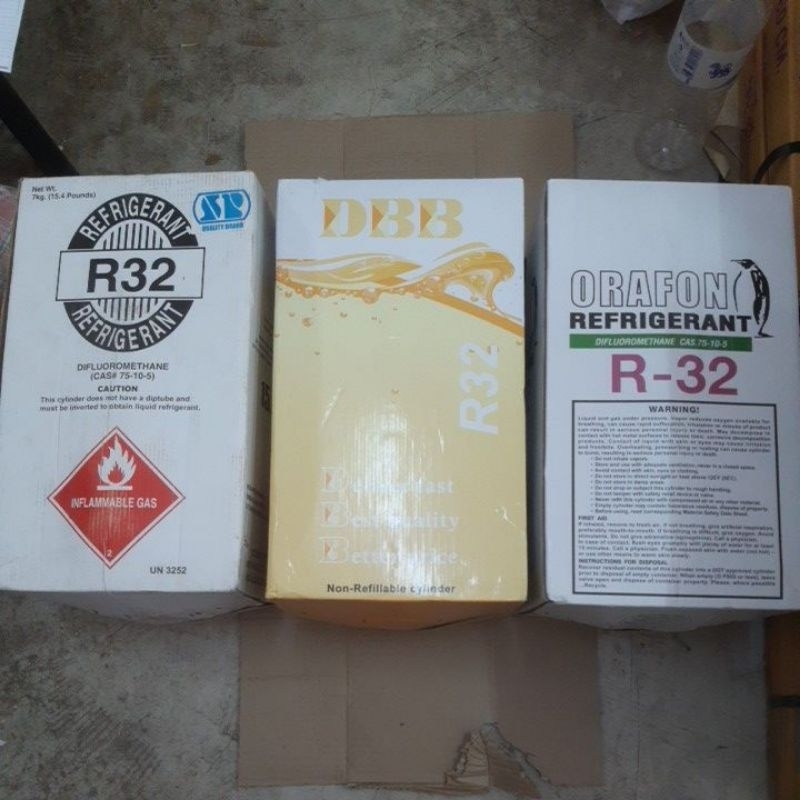 น้ำยาแอร์ R32 7KG ยี่ห้อ SP,DBB,ORAFON