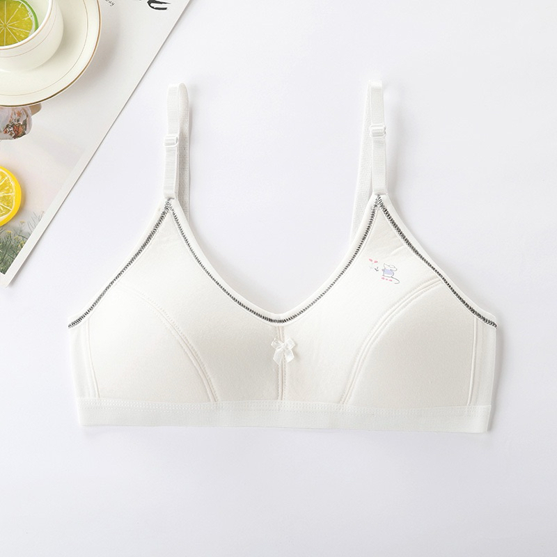 👧 เสื้อชั้นในเด็กผู้หญิง First Bra รุ่นตะขอหลัง ผ้าฝ้ายใส่สบาย รูปที่ 7