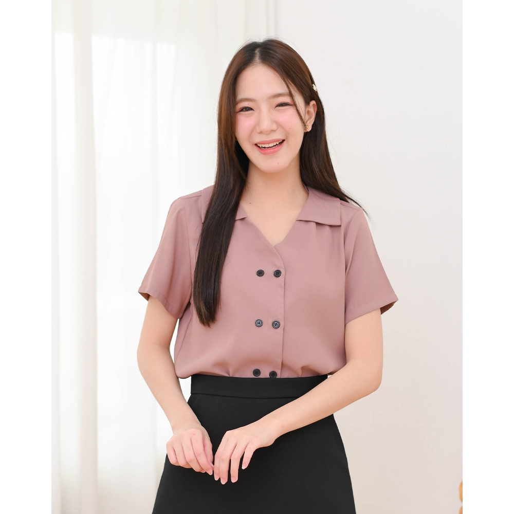 CRAYONBRAND - เสื้อรุ่น Twice button top