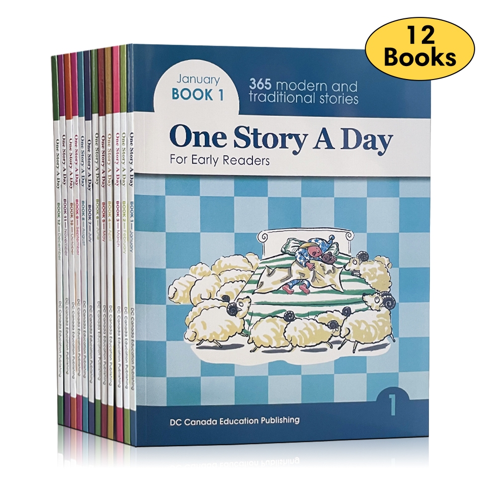 One Day A Story Primary English Enlightenment Picture Book for Kids Toddlers Bedtime Story Book