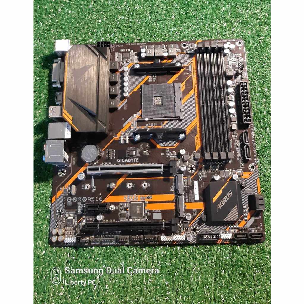 MAINBOARD (เมนบอร์ด) AM4 GIGABYTE B450M AORUS ELITE