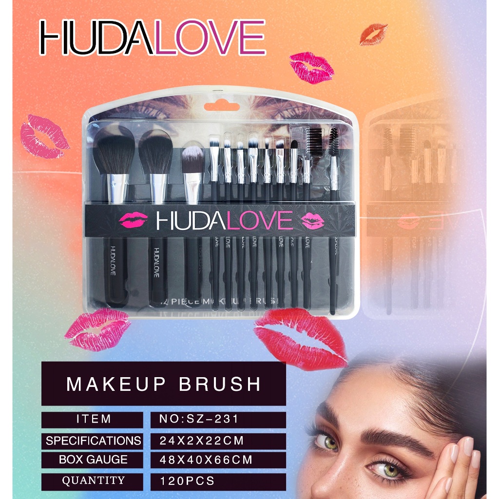 ชุดแปรงแต่งหน้า ชุดละ 7 ชิ้น9ชิ้น12ชิ้น ขายยกโหล 12 ชุด คละสี