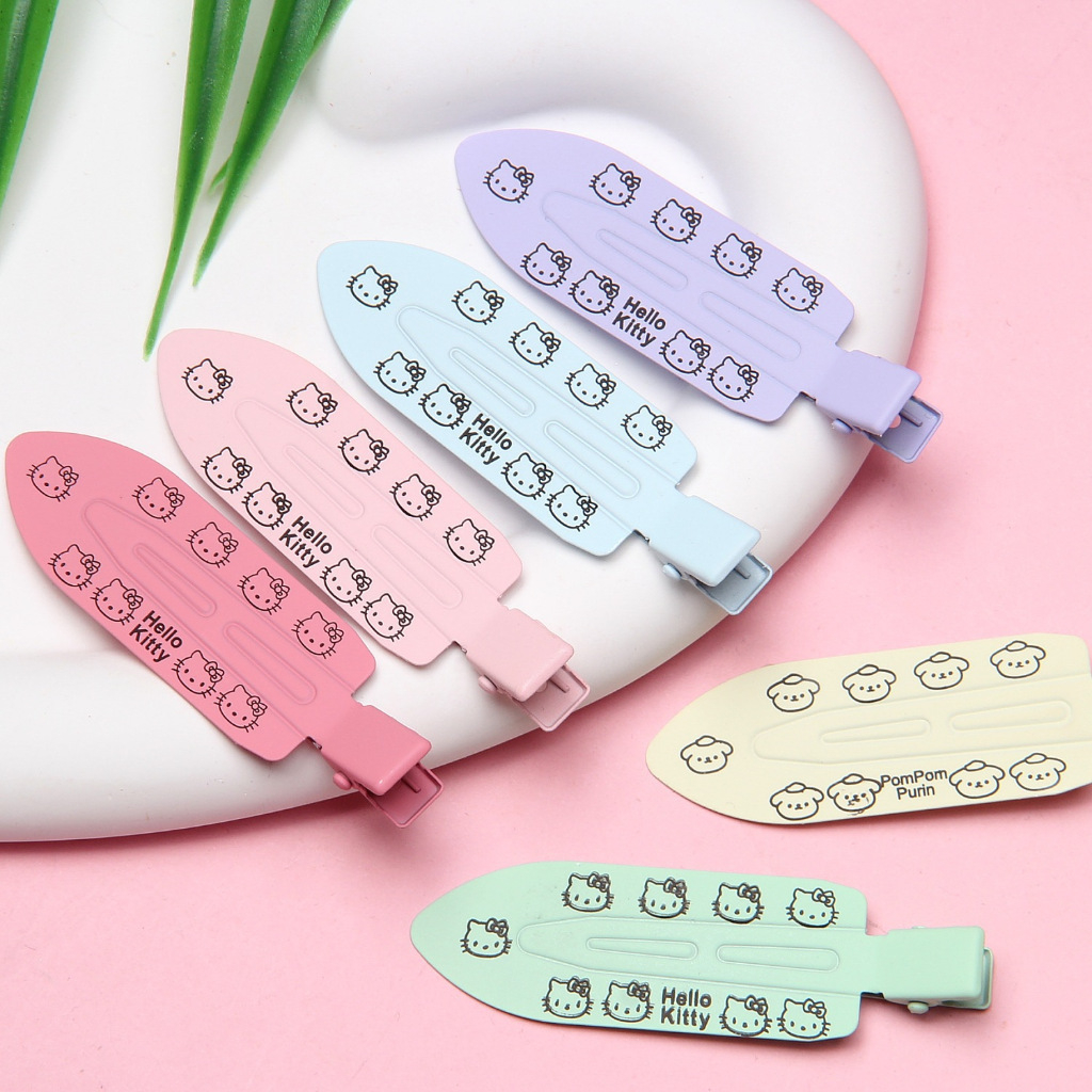 (พร้อมส่ง )SANRIO [แฟชั่น] น่ารัก ซานริโอ กิ๊บติดผมคลิปด้านข้างสําหรับผู้หญิงสาวการ์ตูน คิตตี้ ขายเป็นชิ้น