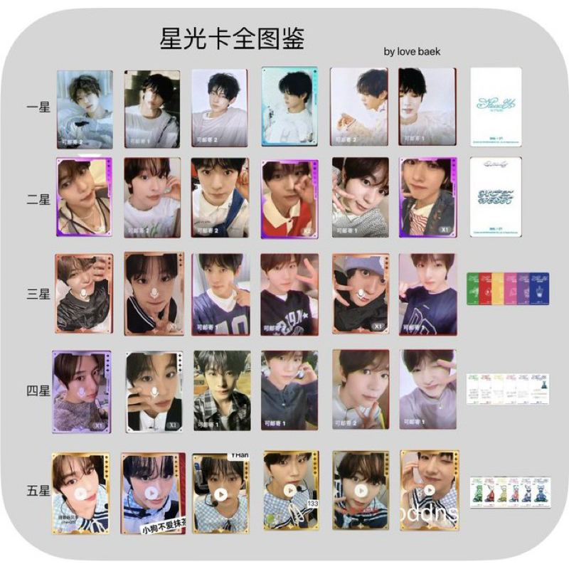 การ์ด QQ music nct wish 1-4⭐️
