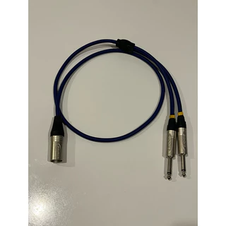 สายy xlrผู้1-ts L/R วายแบบstereo/แบบโมโน เสียบช่องsterreoเท่านั้น สเตอริโอของDynacomหัวของLidge