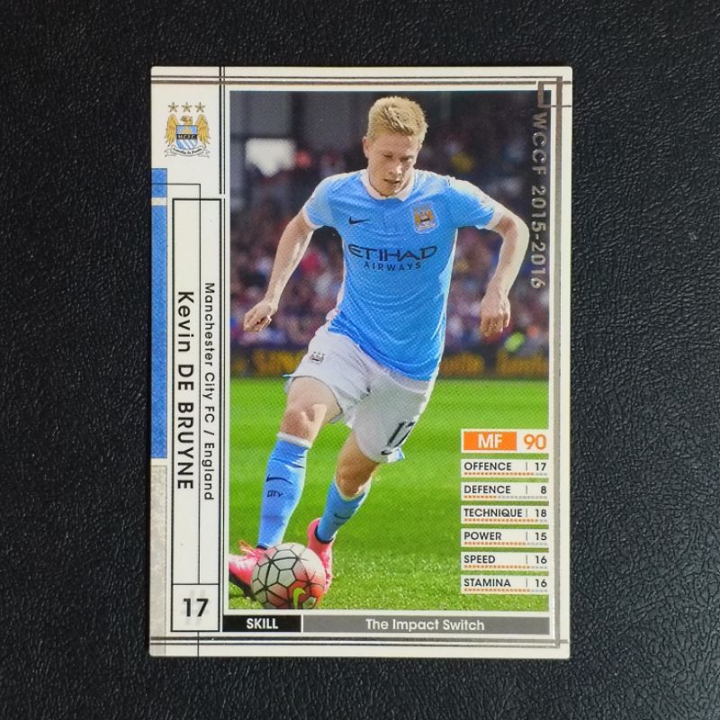 การ์ดฟุตบอล 2015-2016 PANINI WCCF SOCCER CARD