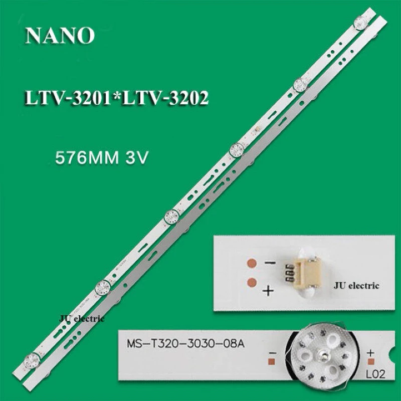 หลอดแบล็คไลท์ TV NANO รุ่นLTV-3201/LTV-3202 (6ดวง2เส้น)สินค้าใหม่