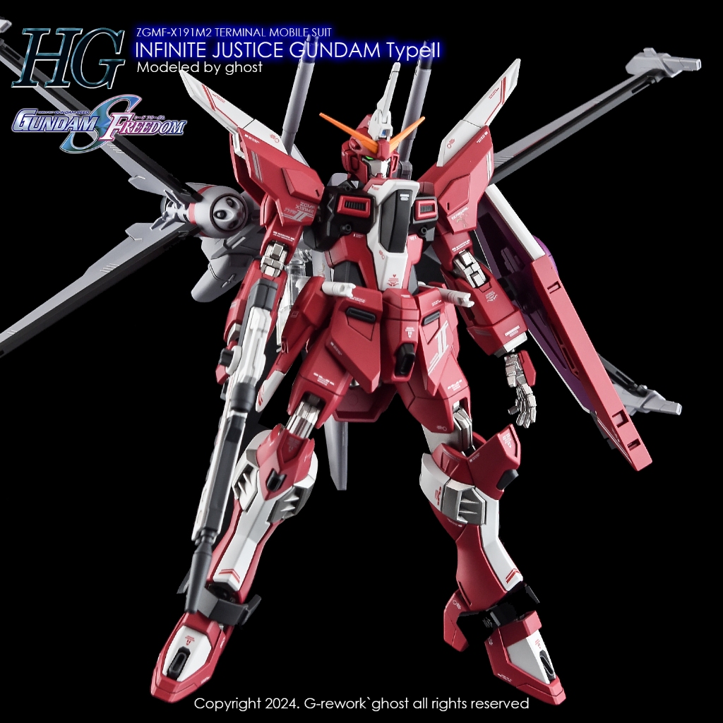 Water Decal [HG] [SEED] INFINITE JUSTICE GUNDAM TYPE 2 ของแท้จาก G-Rework