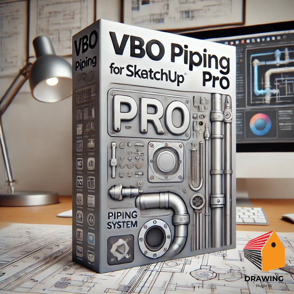 VBO Piping Pro v2.1.7 (ปลั๊กอินสร้างระบบท่อ) Plugin for SU 2022-2024 (อ่านรายละเอียดด้านใน)