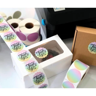 EasyPrint กระดาษสติ๊กเกอร์ Direct Thermal เนื้อ PP โฮโลแกรม ไวนิล Hologram / Vinyl ไม่ใช้หมึก กันน้ำ