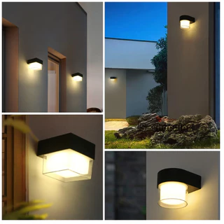 W316 2ระบบไฟ โคมไฟ ไฟโซล่าเซลล์ Solar light ติดบันไดหน้าบ้าน ติดผนัง เพิ่มความสวยงาม