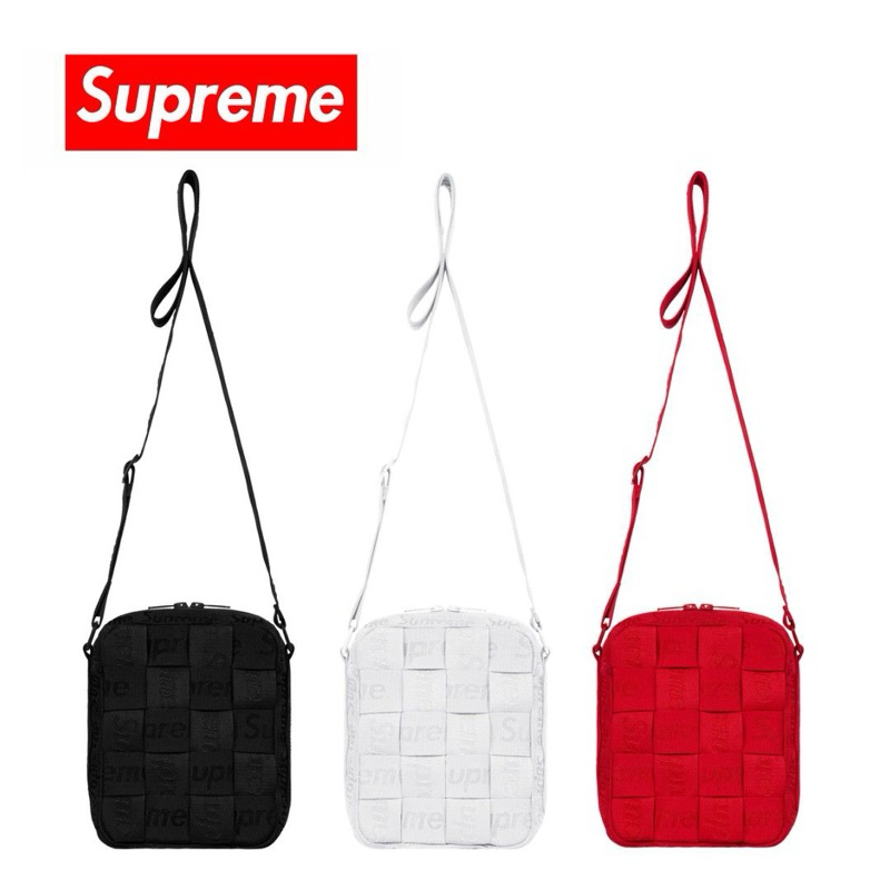 กระเป๋า SUPREME WOVEN SHOULDER BAG รุ่นใหม่! พร้อมส่ง ของแท้ 100%