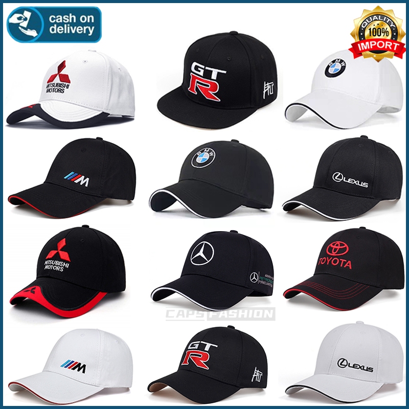 หมวกเบสบอล LOGO รถยนต์สำหรับผู้ชายคุณภาพสูง สำหรับฤดูร้อน ระบายอากาศได้ดี ป้องกันแสงแดด