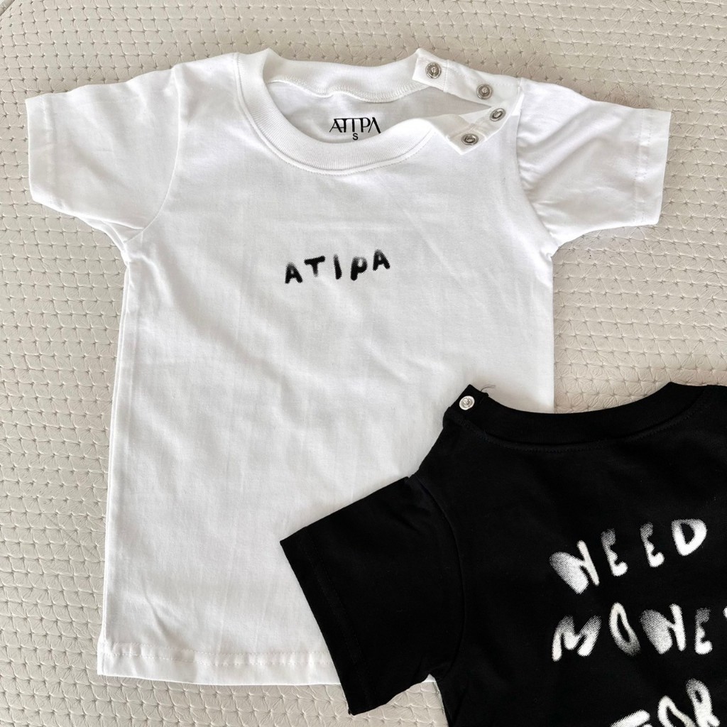 Atipashop - BABY T-SHIRT เสื้อยืดเด็ก สกรีนลาย ผ้านุ่มใส่สบาย