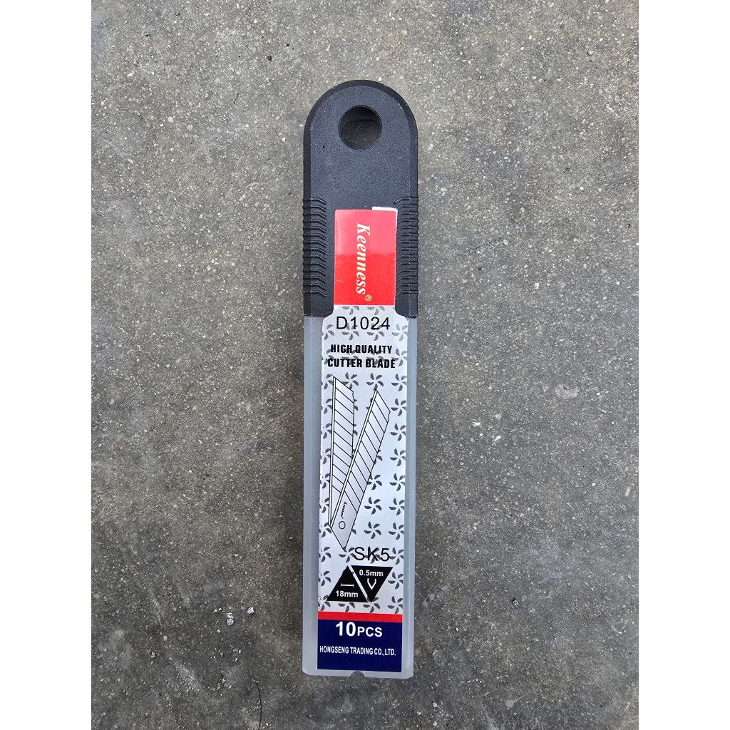 ใบมีดคัตเตอร์ Keenness ขนาด 18mm. ใบมีด ใบใหญ่ จำนวน 10ใบ - รูปที่ 2