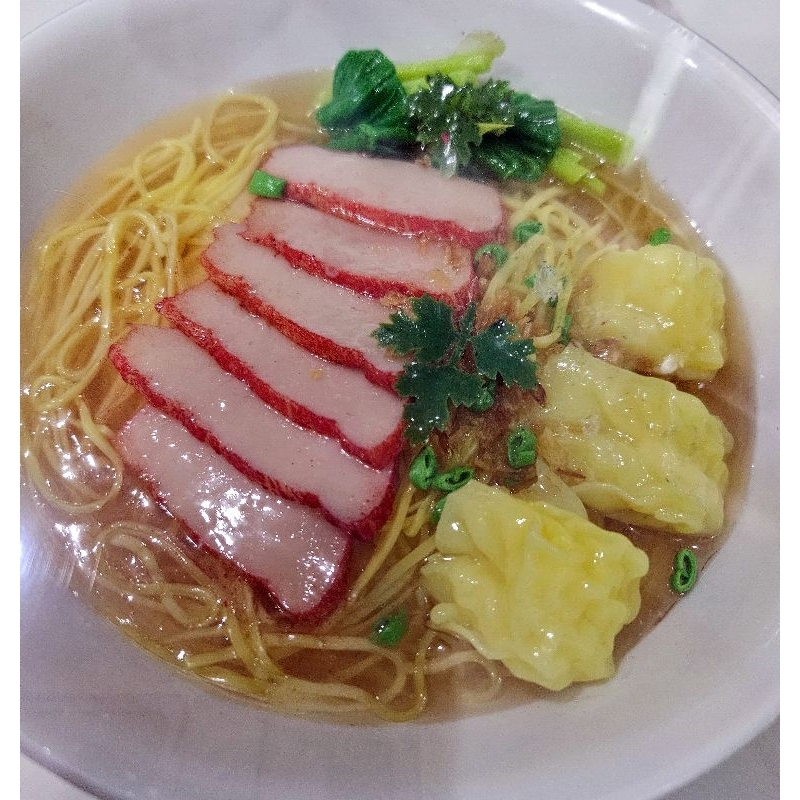 โมเดลอาหารปลอม บะหมี่เกี๊ยว พร้อมส่ง