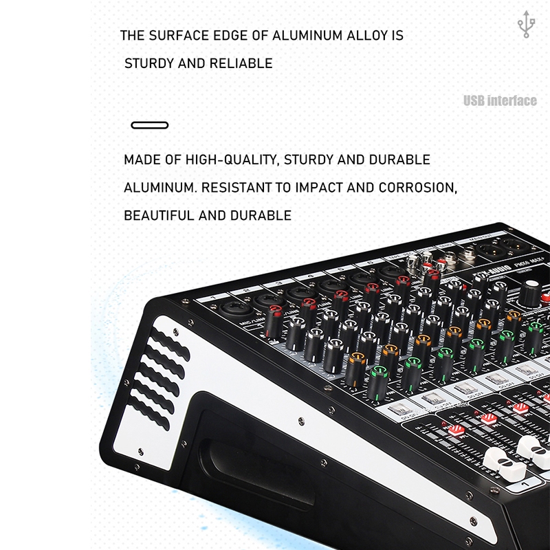 DBX-AUDIO PMX4/6/8MAX+ มิกเซอร์, การเชื่อมต่อบลูทูธ, มิกเซอร์พลังงานในตัว 4/6/8 ช่อง