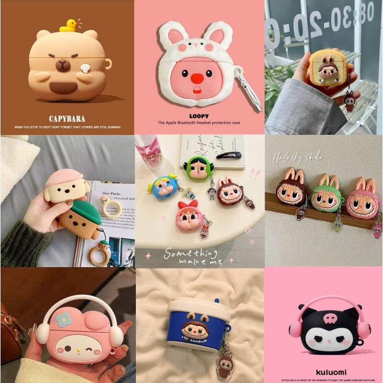 Case หูฟัง For Airpods4 ลายน่ารักๆ เคสป้องกันหูฟัง สำหลับ Airpods4 พร้อมจัดส่ง
