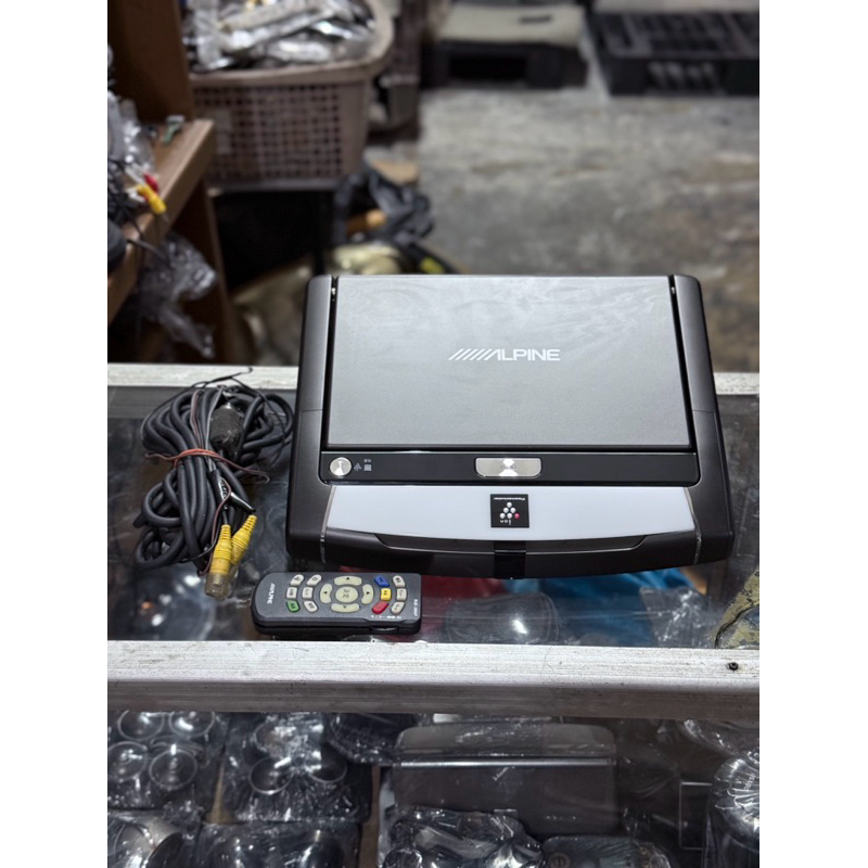 จอเพดาน Alpine PCX-R3300R 10.2 INCH WVGA REARVISION พร้อมเครื่องฟอกอากาศในตัว ของแท้ มือสอง นำเข้าญี