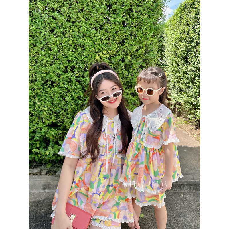 NITAANKIDS (เซ็ตแม่ 1 ชุด) BELLE SET  ️ เบลล์เซ็ต ราคา ถูกที่สุด ดีลบีเคเค