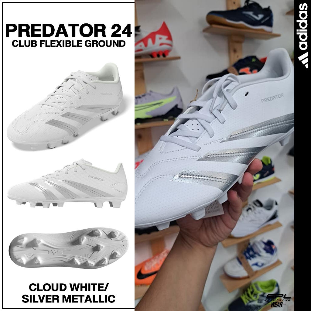 Adidas อาดิดาส รองเท้าฟุตบอล รองเท้าสตั๊ด FB Predator 24 Club Flexible Ground IG7758 (2000)