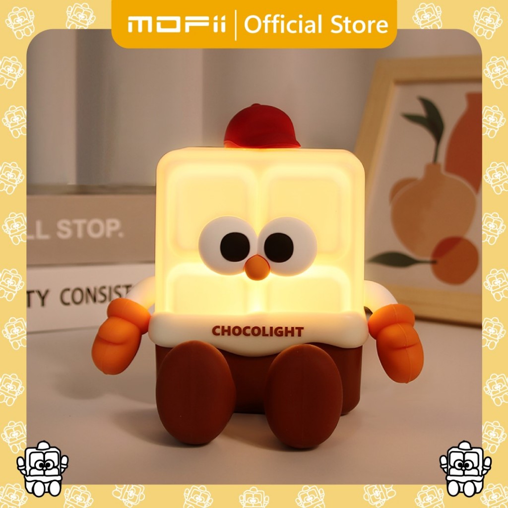[ของแท้ รับประกันศูนย์ไทย]MOFii โคมไฟน่ารัก CHOCOLATE ชอคโกแล็ตสุดน่ารัก ปรับระดับแสง ตั้งเวลาได้