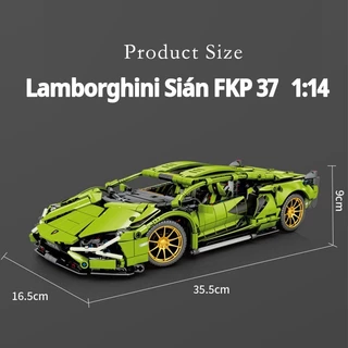 【ราคาถูก COD】1280pcs Lamborghin ตัวต่อ ของเล่นรถ 1:14ขนาดใหญ่ รถของเล่น ของเล่นเด็กผู้ชาย ของขวัญสําหรับเด็กผู้ช