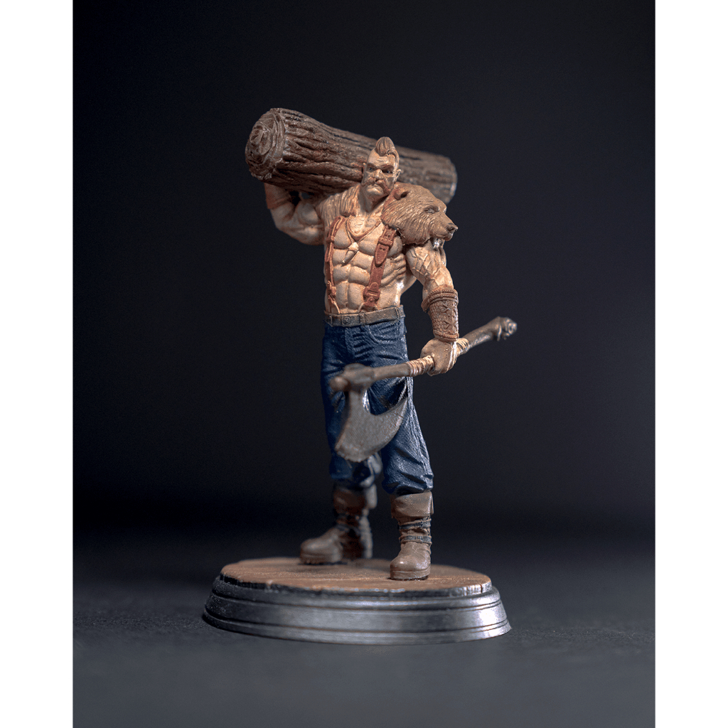 [พร้อมส่ง] Jack Lumber, the Hunter MiniaturesMidas Forge (งานเรซิ่นยังไม่ลงสี) สูง 3.2 Cm