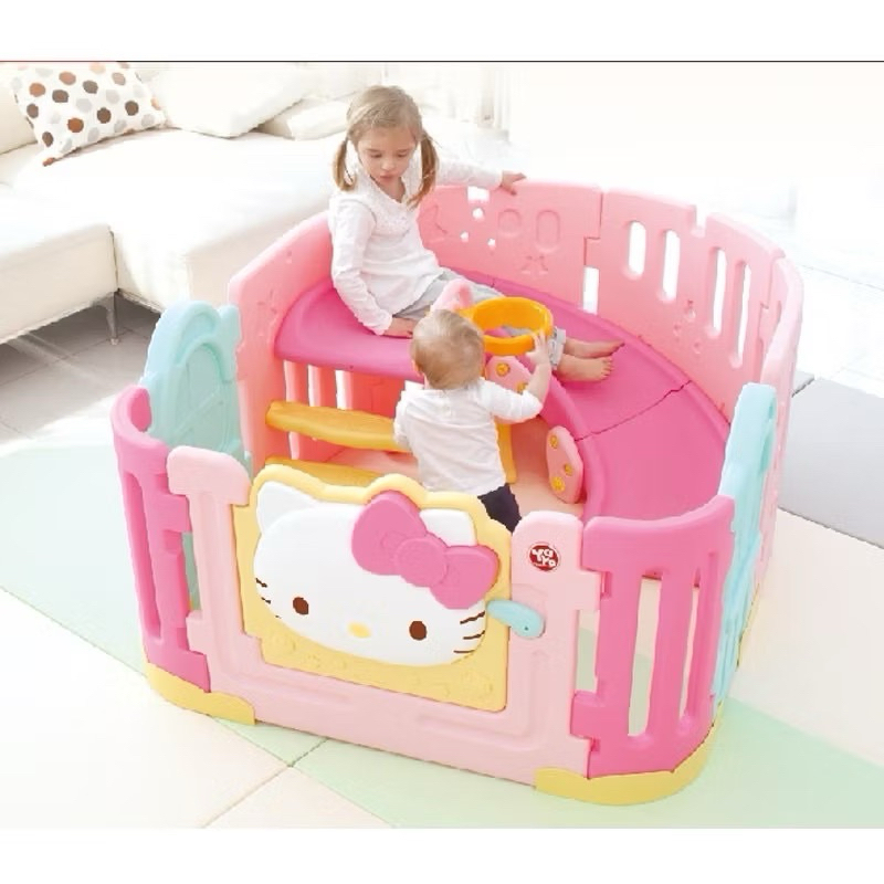 Hello Kitty Spiral Babyroom (Pink) YAYA คอกกั้นเด็ก Hello Kitty มือ2